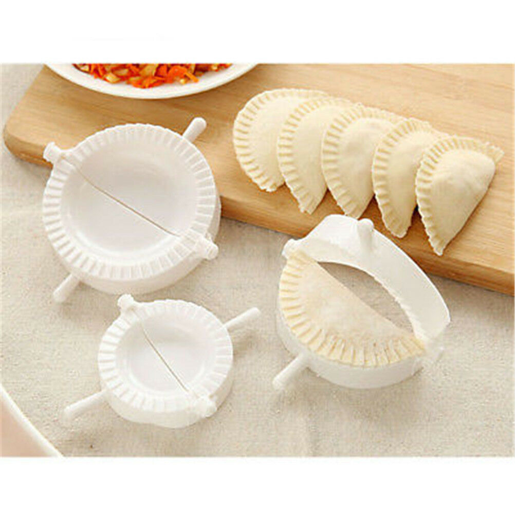 3pcs kitchen plastic dough press maker dumpling pie ravioli making mold m.l8