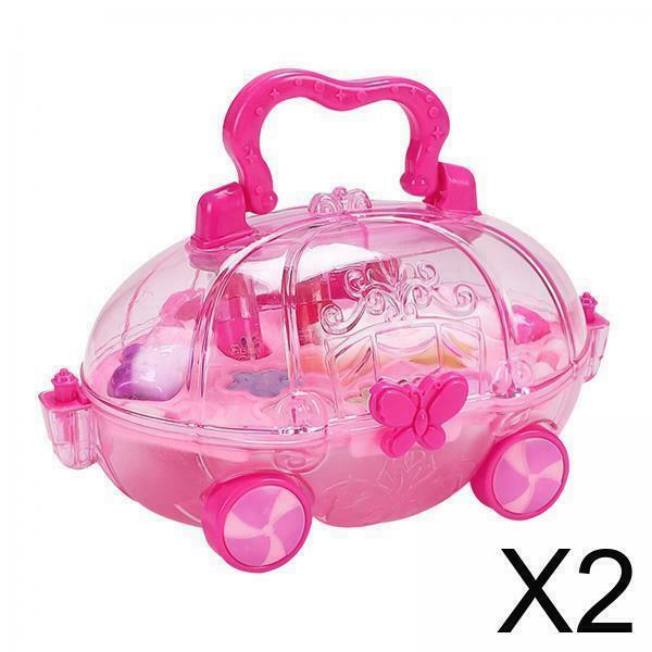 2x Safe Girls Makeup Set Washable Princess Beauty Cosmetics Dress Up Gift