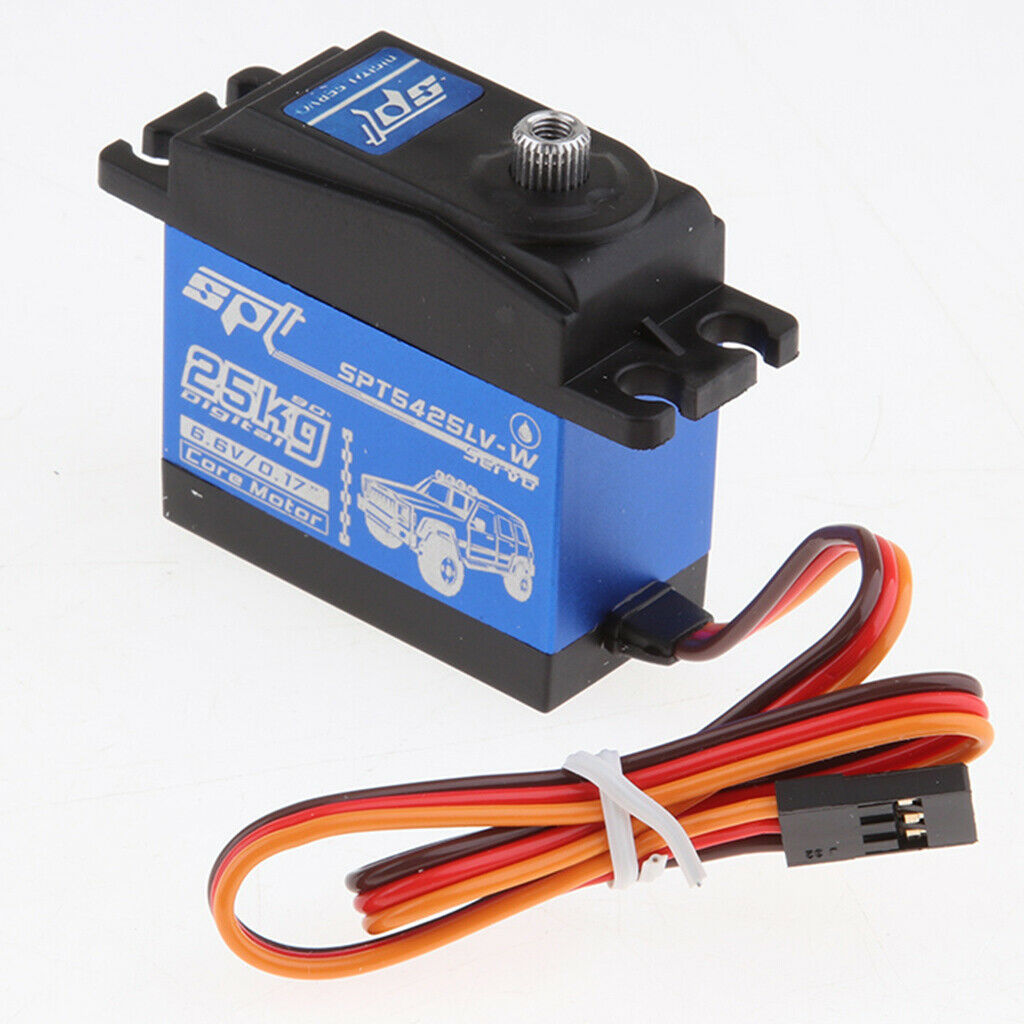 Metal RC Car Servo 25kg for 1/8 1/10 RC Crawler Truggy Truck Accessory
