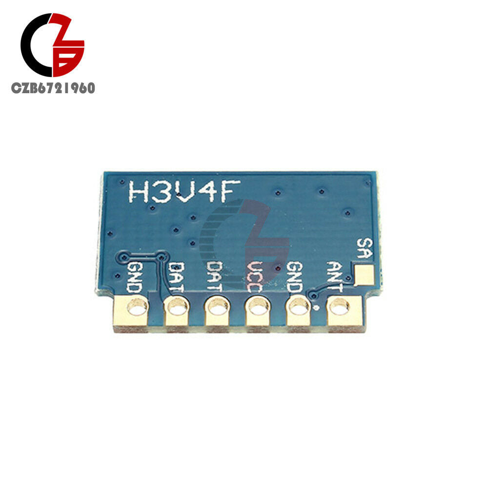 2PCS 3V 433Mhz H3V4F Mini Wireless Receiver ASK Remote Transceiver Module