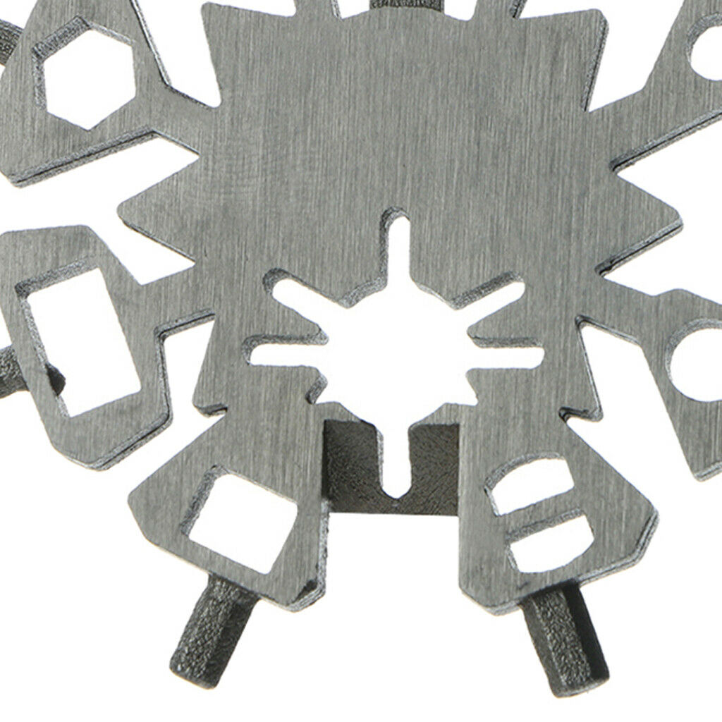 Snowflake Multi-tool, Screwdriver -Bottle Opener,Outdoor Wrench Multi-tool