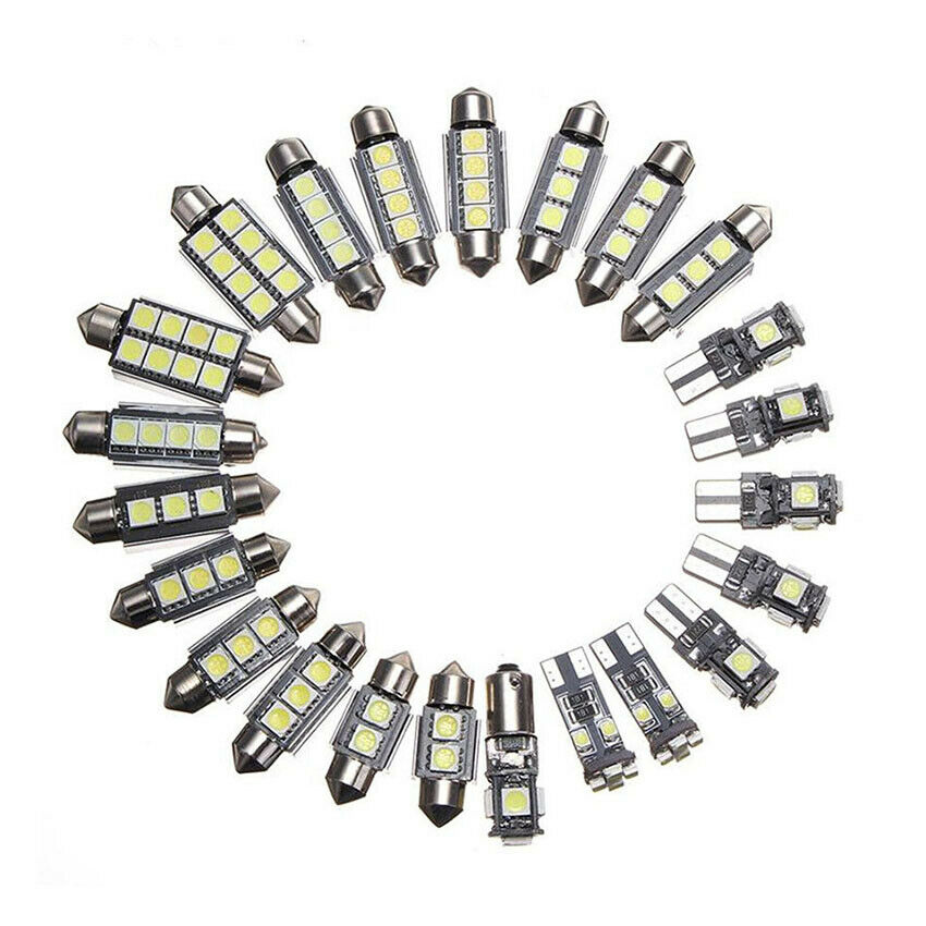 23pcs Super White Car LED Full Interior Light Kit For BMW X5 E53 2000-2006