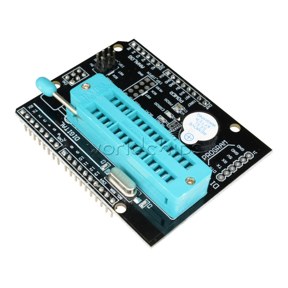 New AVR ISP Shield Burning Burn Bootloader Programmer for Arduino UNO R3