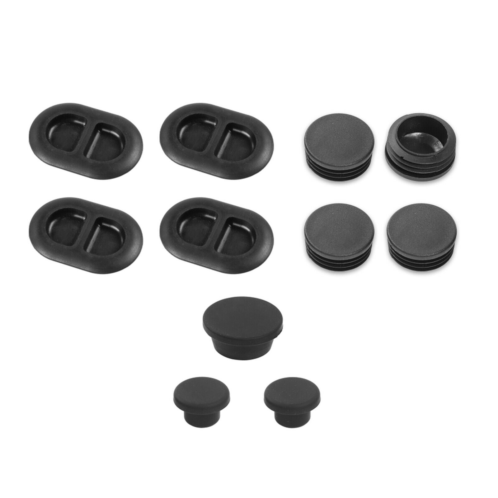 11pcs Small Rubber Floor Drain Plugs Pan Body Plug For Wrangler JK 07-17 CN