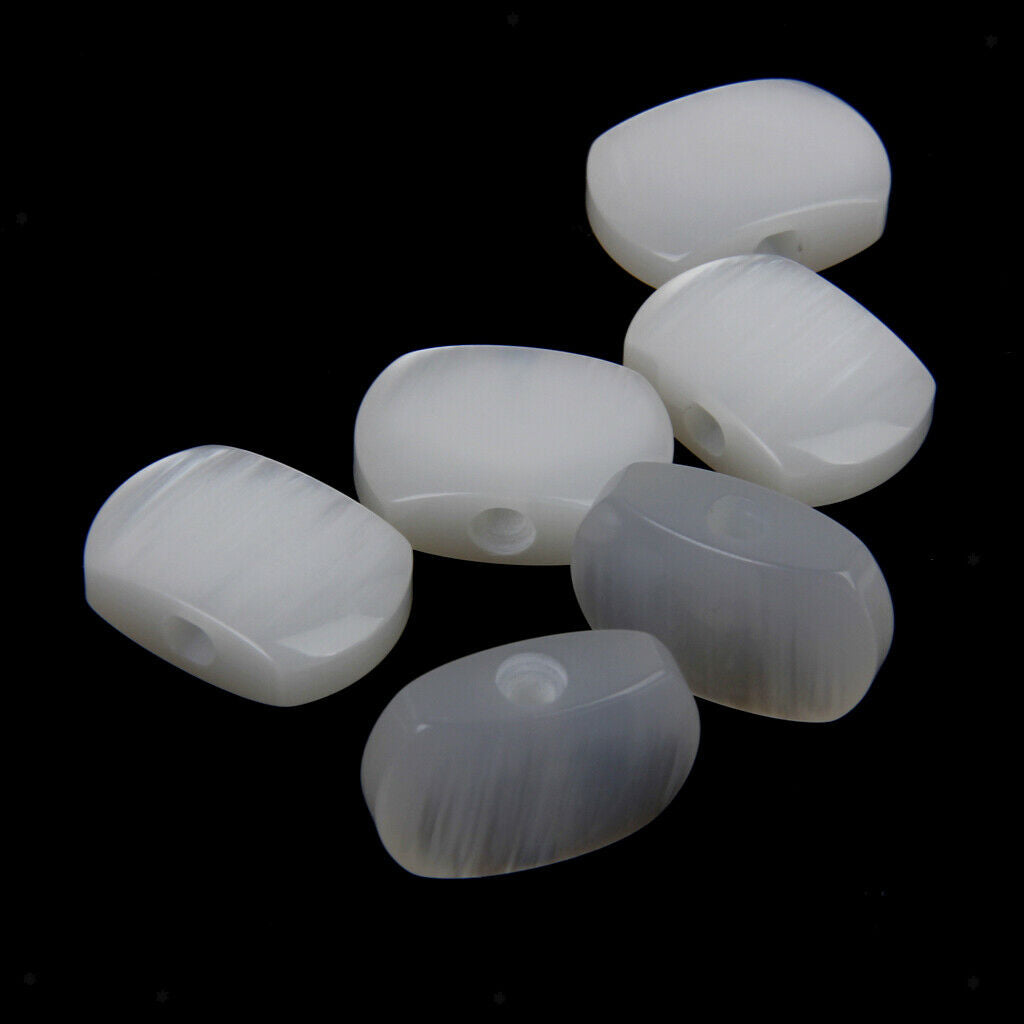 6Pcs Guitar Tuner Heads Machine Heads Acrylic Buttons
