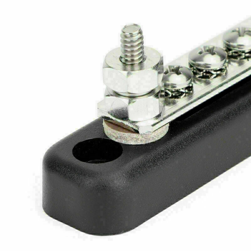 5 Point/100A Buss Bar Distribution Block Terminal Block Fit Auto Marine Vehicle