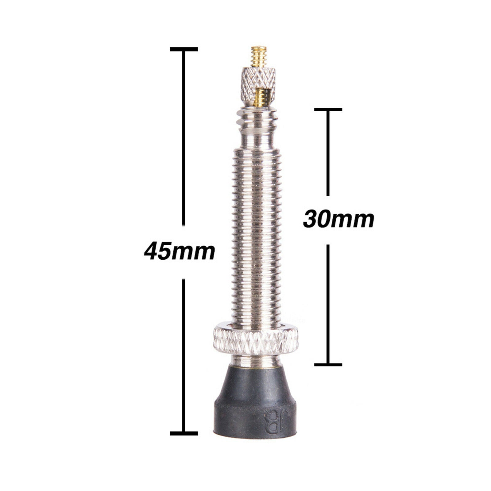 Premium Copper Bike Tubeless Tire Valve Bicycle 45mm Presta Valve Stem Core