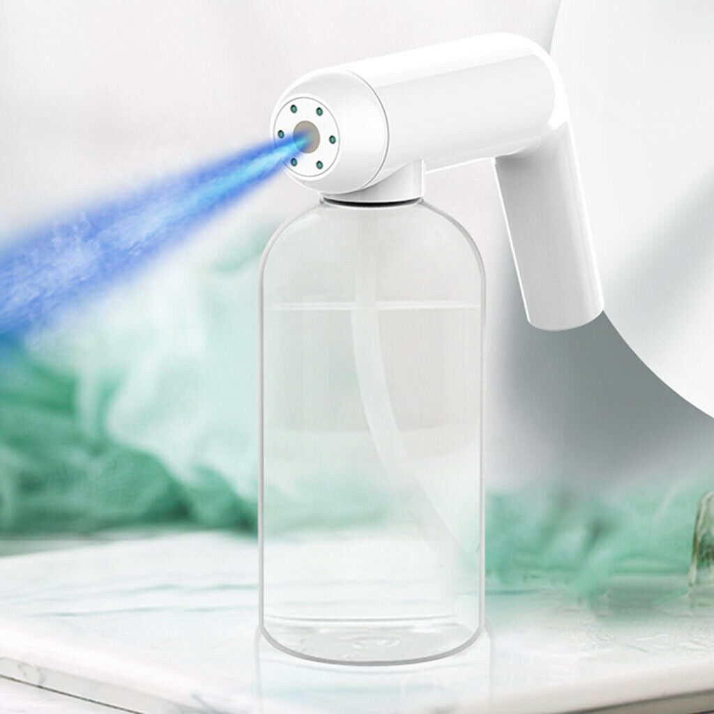 Handheld Nano Sanitizer Spray Fogger Blue Light for Home Office Living Room