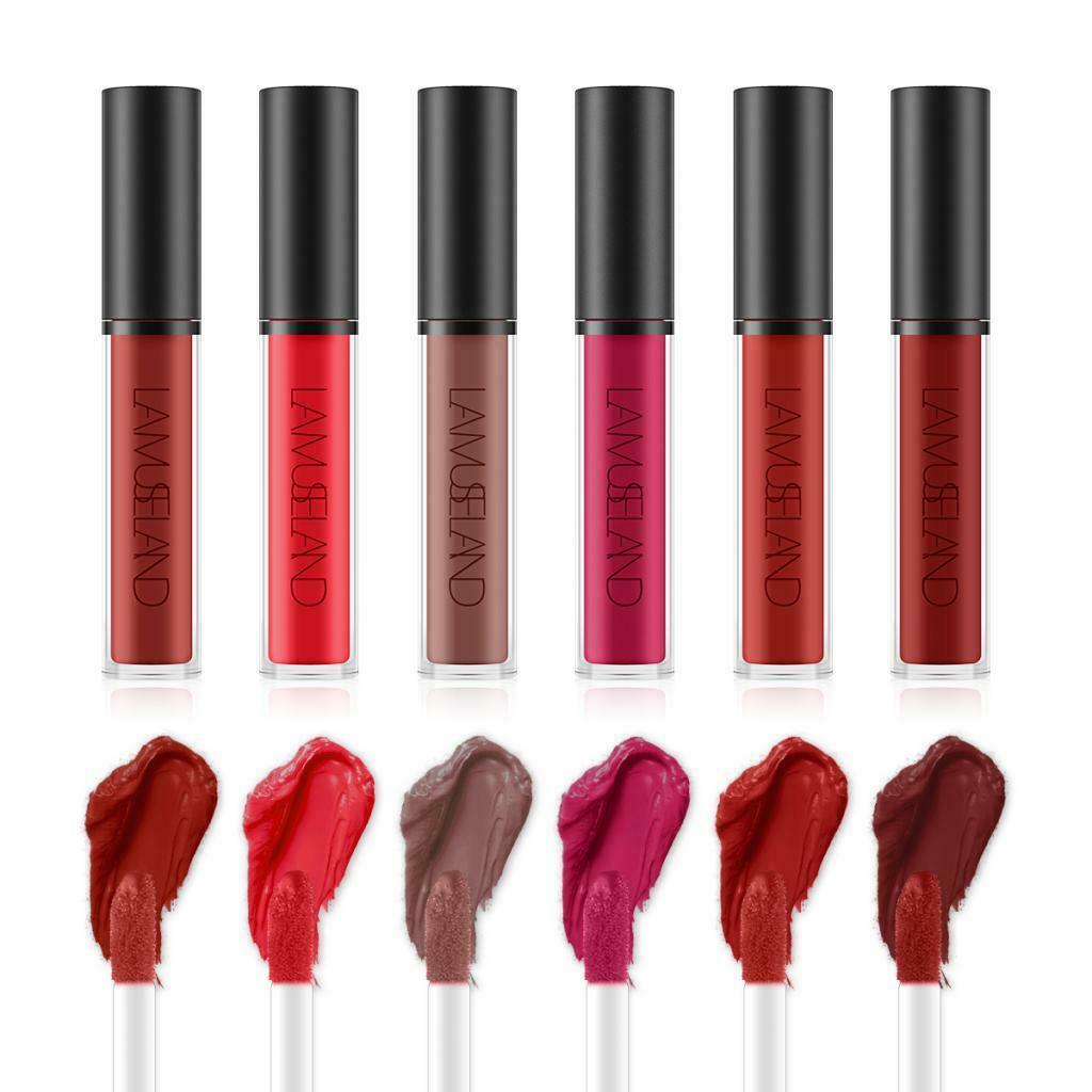 Waterproof Longlasting Lip Gloss Nonstick Cup Liquid Velvety Lipstick Violet