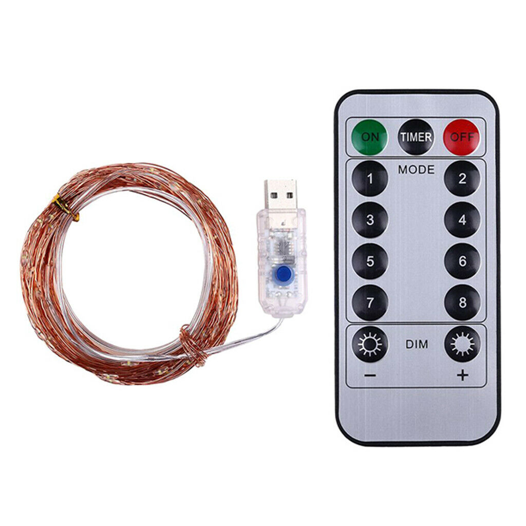 Decorative LED String Lights Multi Color Change String Lights Warm White 1
