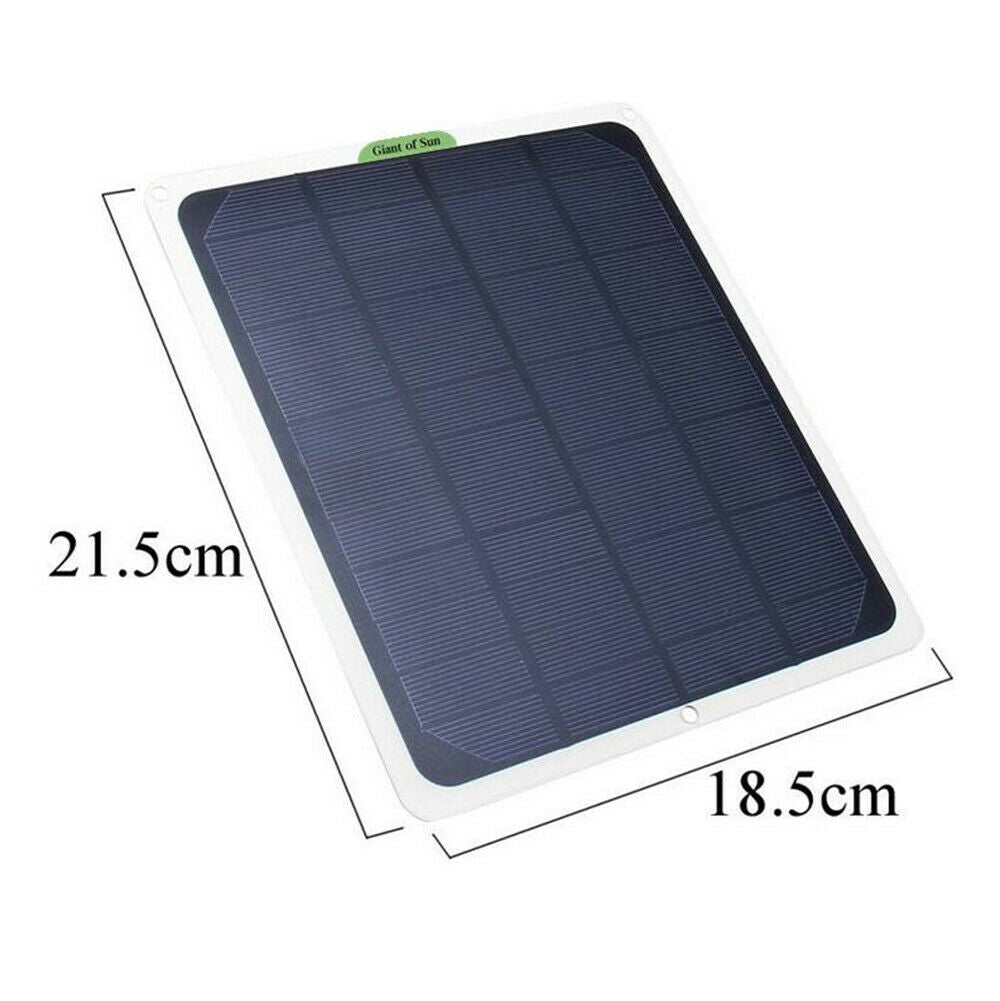 20W 12V Car Boat Yacht Solar Panel Trickle Battery Charger Power Supply