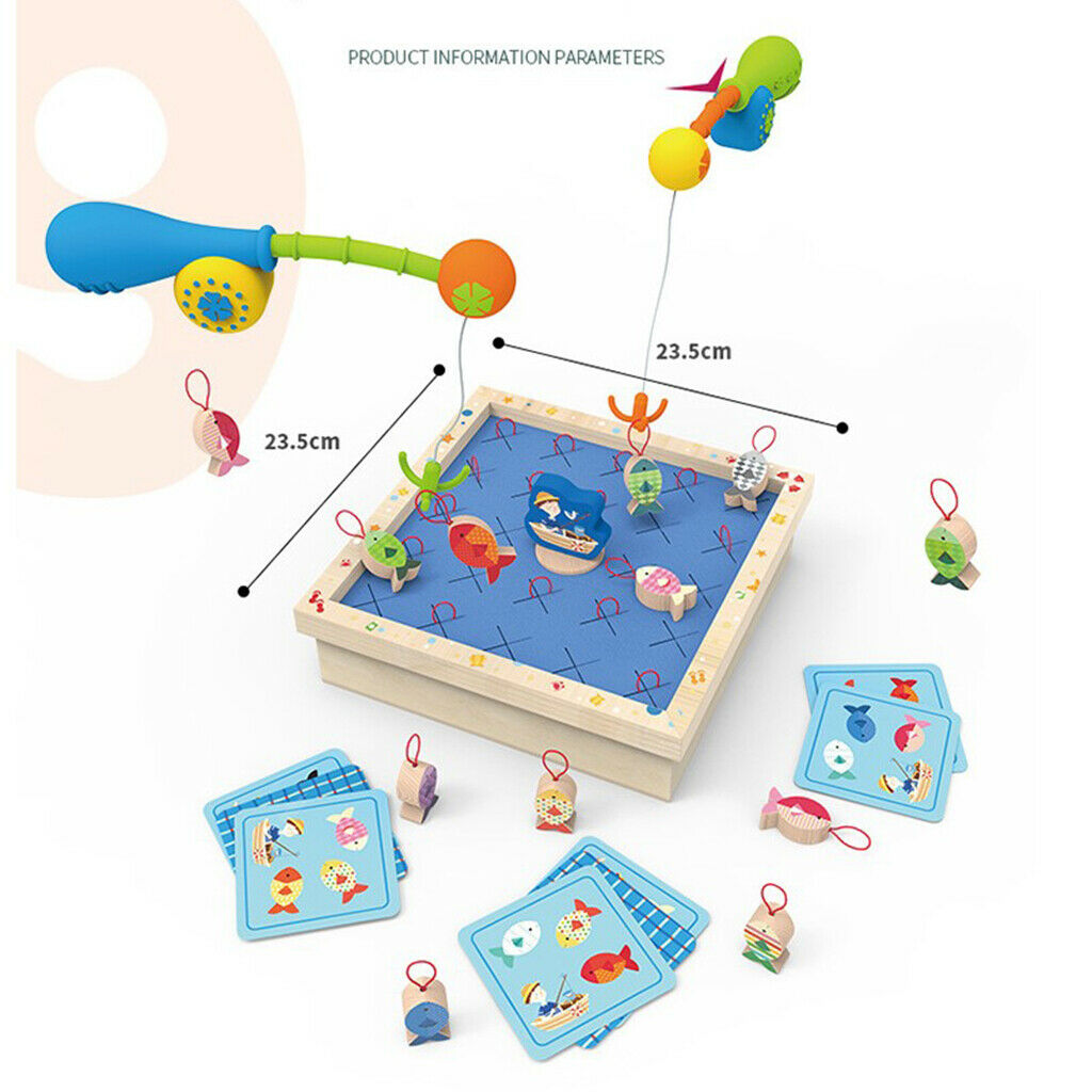 Board Fishing Game Set Educational Kid Math Toys for Kids Toddlers Gifts