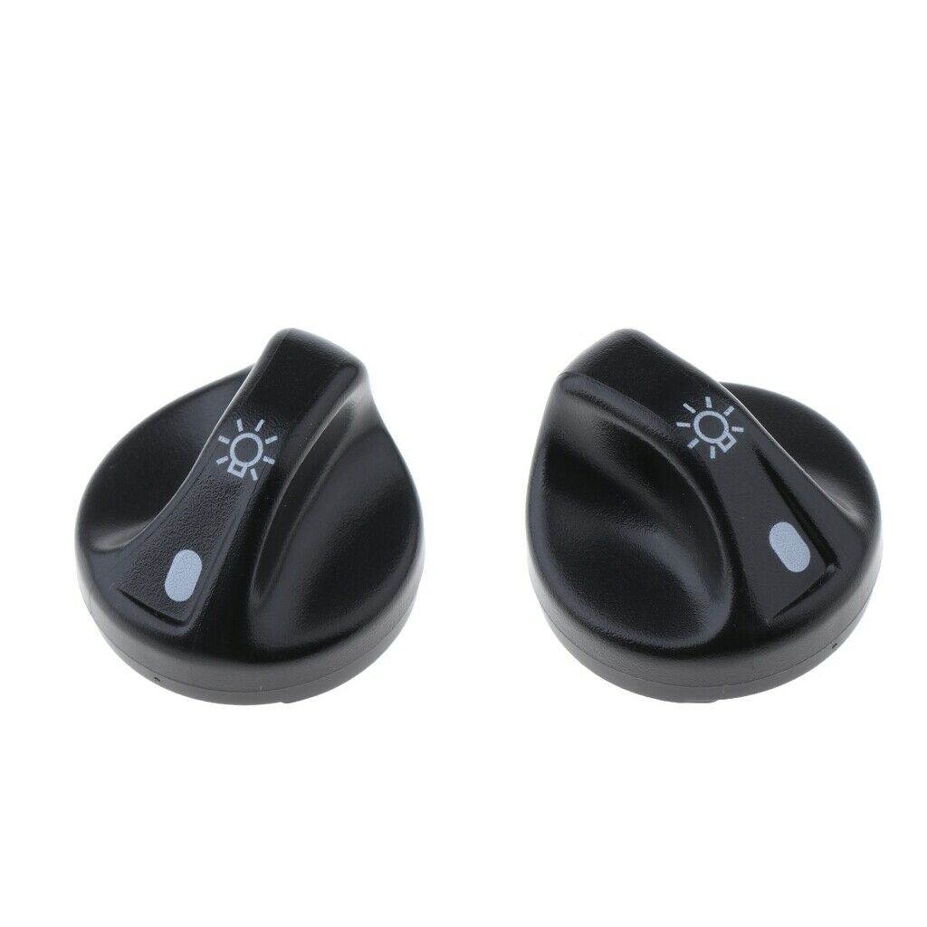 2pcs Head Light Head Lamp Switch Knob Ford F-150 1997-03,F-150 Heritage 2004