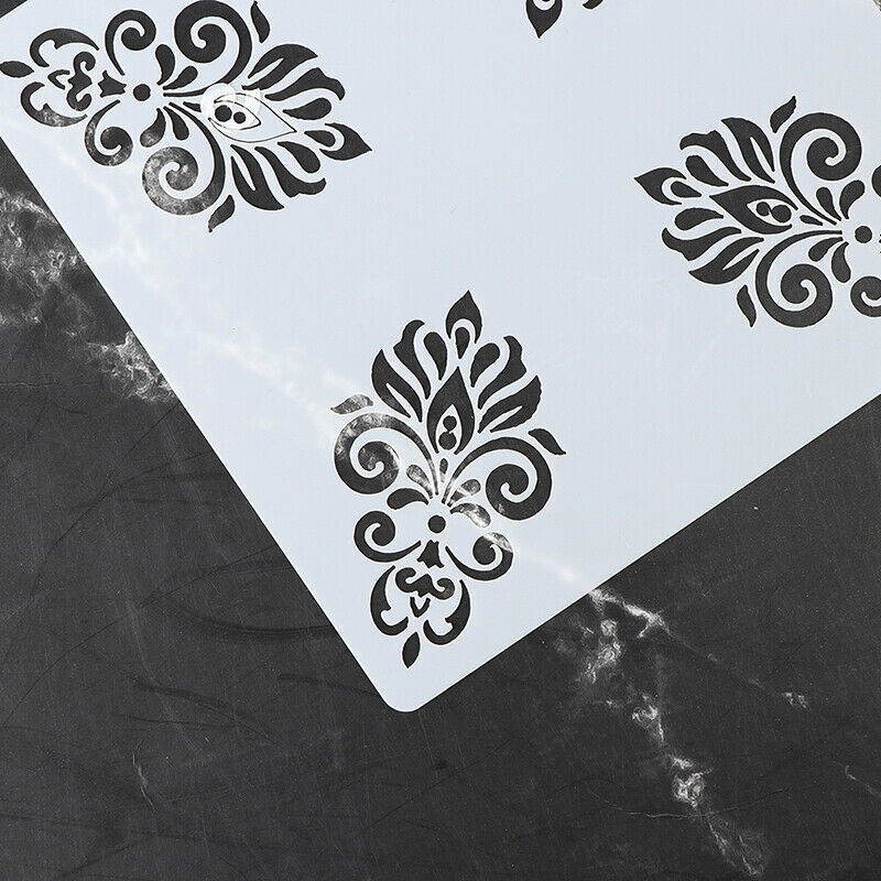 7pcs Craft Scrapbooking Embossing Template Diy Wall Painting Layering Ste.l8