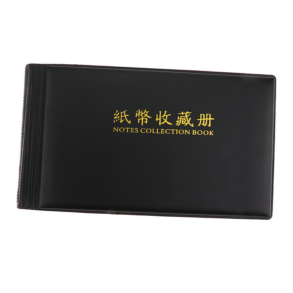 Collectibles 2x Banknote Storage Album Book 30 Pages Folder for Stamps Coins