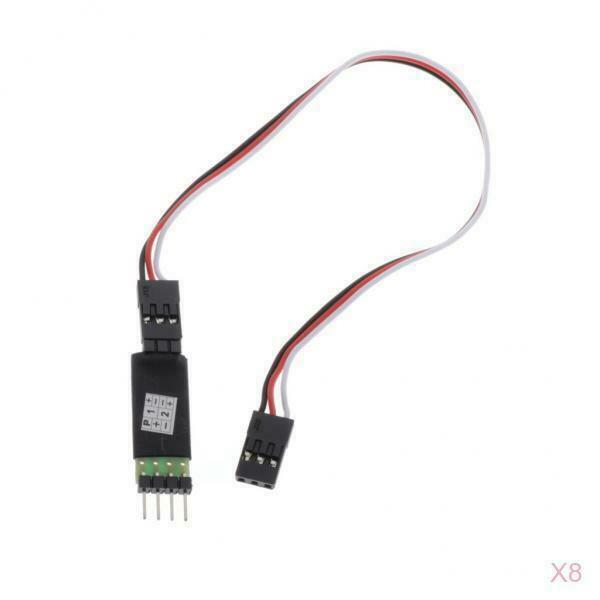 8pcs 3CH 2 Leds Light Control Switch for RC Car Crawler Buggy   Parts