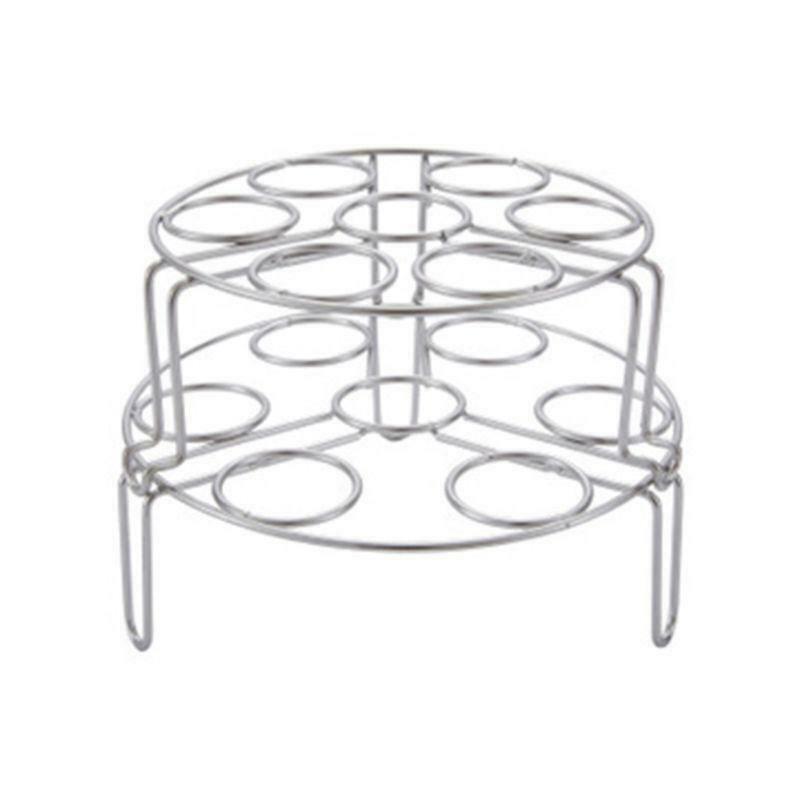 Multi-purpose stackable egg steamer rack tripod, anti-scalding transfer clip,