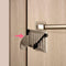 Stainless Steel Punch-free Door Locks Anti-theft Door Stop Portable Stopper