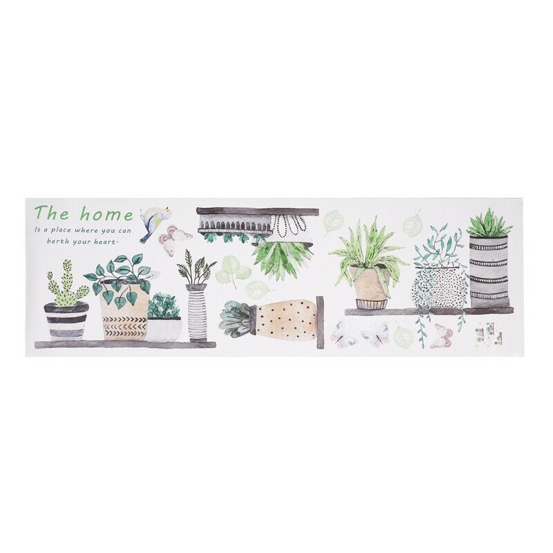 Garden Flower Butterfly Wall Stickers Home Decor Living Room Kitchen Wall DecaE3