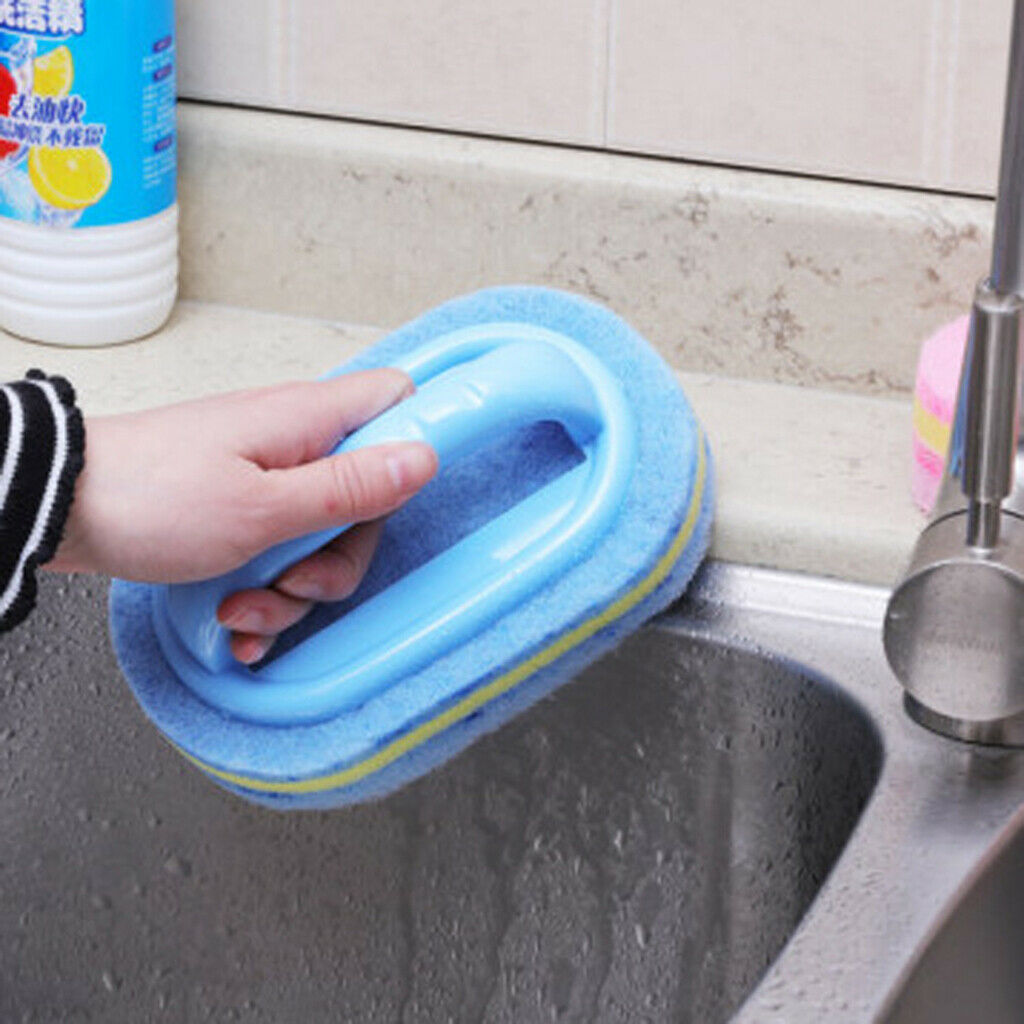 Bathroom Sponge Brush Descaling Cleaning Brush Tile Wall Home Cleaning Tool
