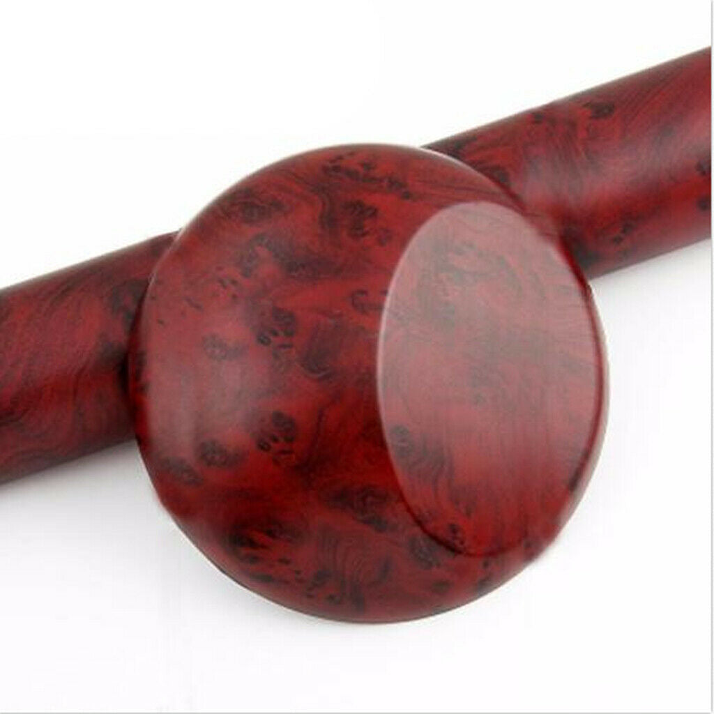 2 Pieces (40 Cm, Red + 30 Cm, Yellow) Wood Grain Wrap Self Adhesive Sheet For