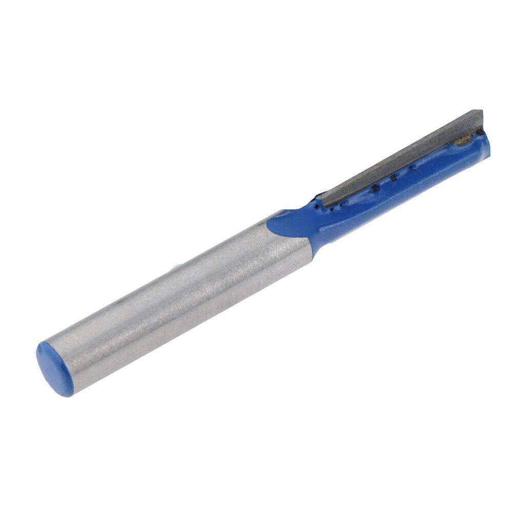 Woodworking Cutting Tools-1/4" Shank Router Bits Straight Blade 6.35mm