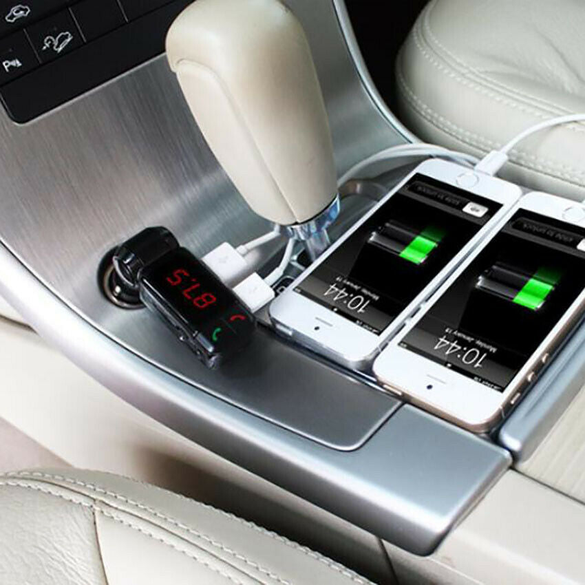 BC06 Bluetooth Car Wireless FM Transmitter 2USB Charger Adapter HandsFree