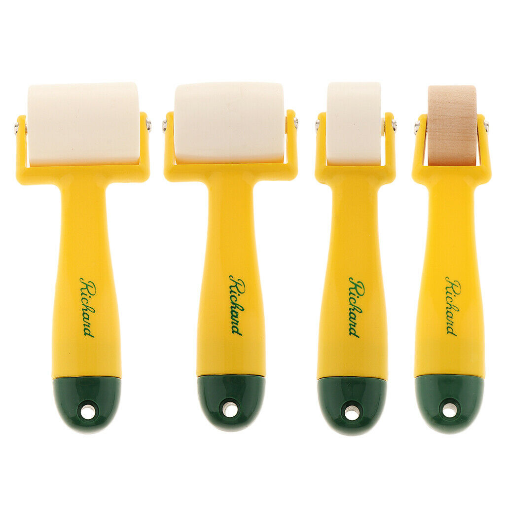 4Pcs Wallpaper Seam Roller Hand Pressure Roller Home Decoration DIY Tool