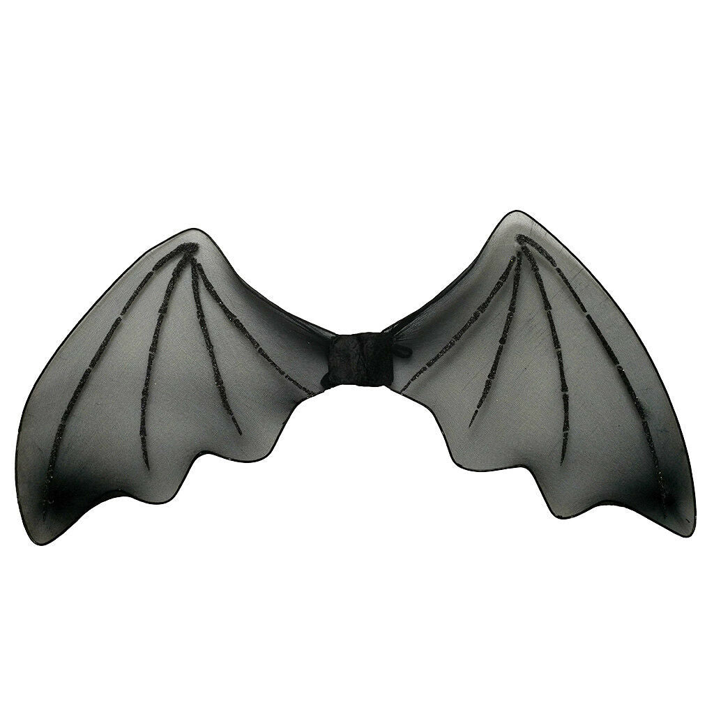 Halloween Kids Black Bat   Fairy   Birthday Fancy Dress Accessory