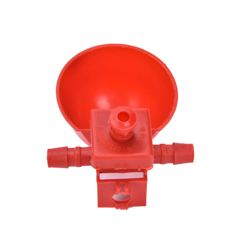 5Pcs Bird Coop Feed Automatic Poultry Drinking Cups Chicken Fowl Drinker .l8