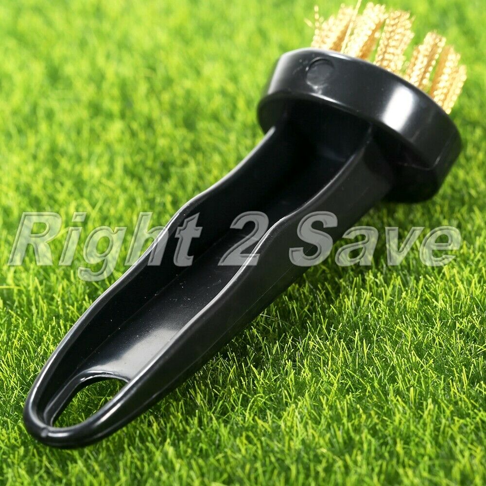 1 Pair Golf Club Brushes Cleaning Iron Wood Washer Bristle Cleaner Round Head
