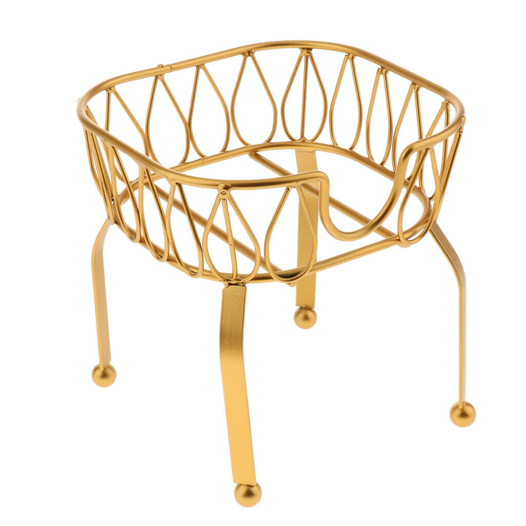4L 5L 8L Drink Stand Basket Beer Holder Glass Jar Stand Ice Glass Golden S