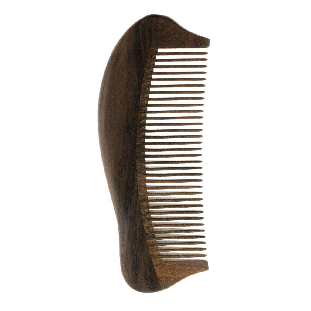 Chacate Preto Handheld Fine Teeth Hair Brush Anti-Static Scalp Massage Comb 13-3