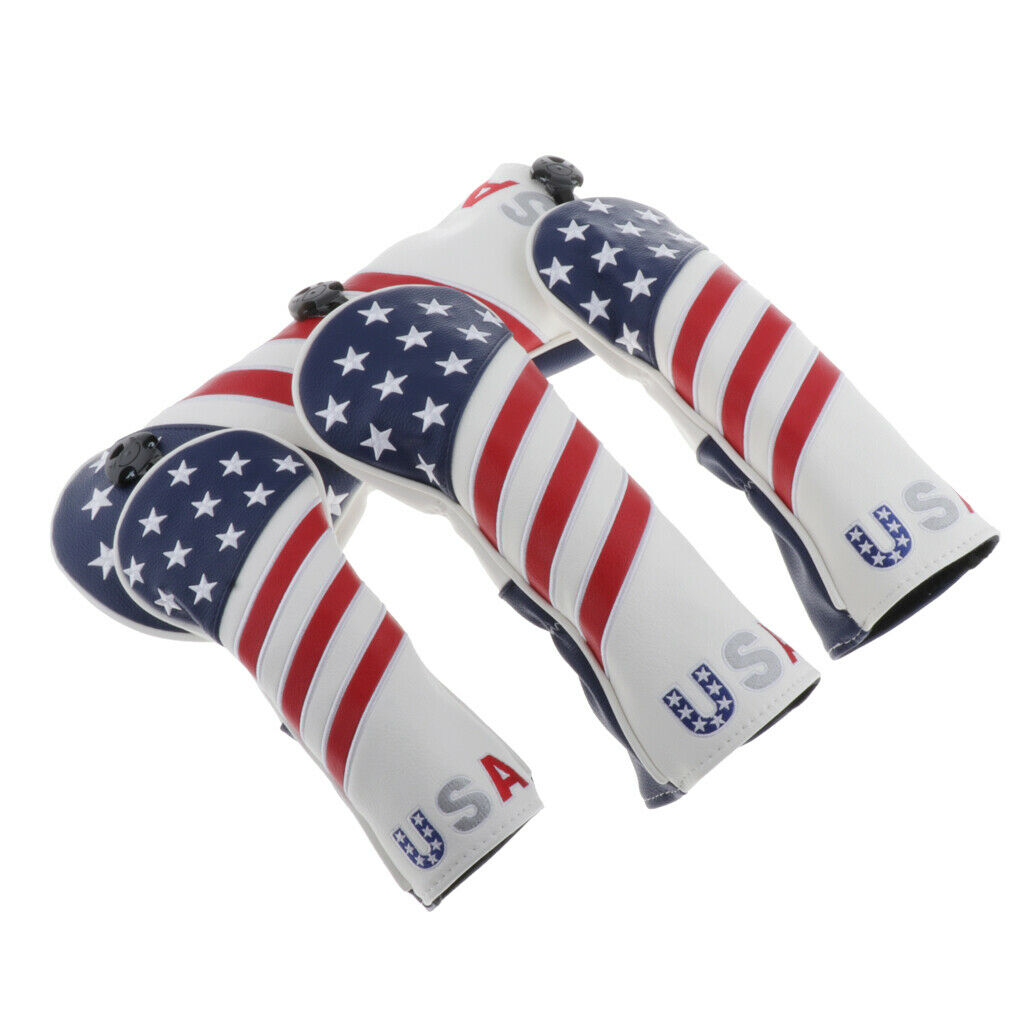 2X Portable Sports Golf Headcover Golf Head Cover Golf Club Protector Cover