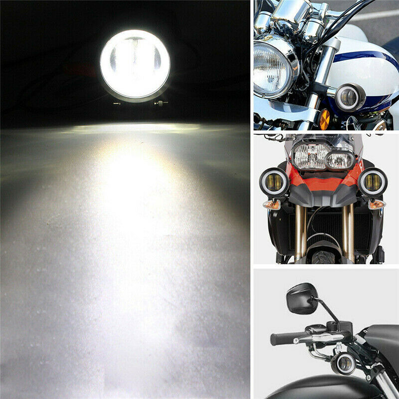 3.2Inch 20W Waterproof Round LED Work Light Bar 6500K For Motorcycle Offroad Tt