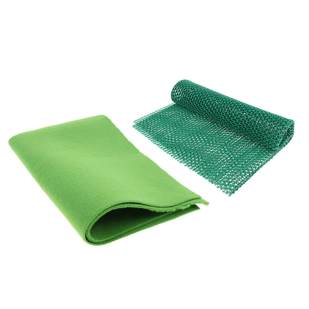 Set of 2 Reptiles Carpet Reptile Bedding Mat for Terrarium 100x50cm/60x40cm