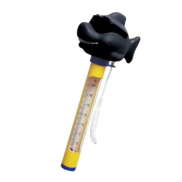 2pcs Pool Thermometer Ponds Water Temperature Gauge Shark & Crocodile Head