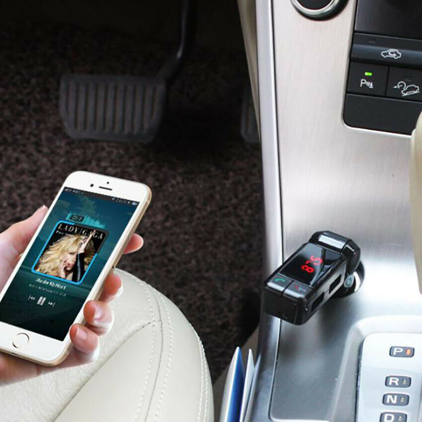 BC06 Bluetooth Car Wireless FM Transmitter 2USB Charger Adapter HandsFree