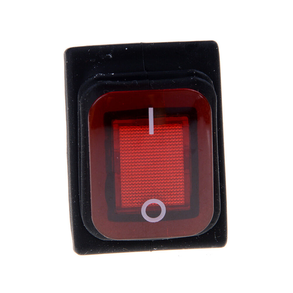 Waterproof Latching Rocker Toggle Switch AC250V/16A AC125V/20A H WF