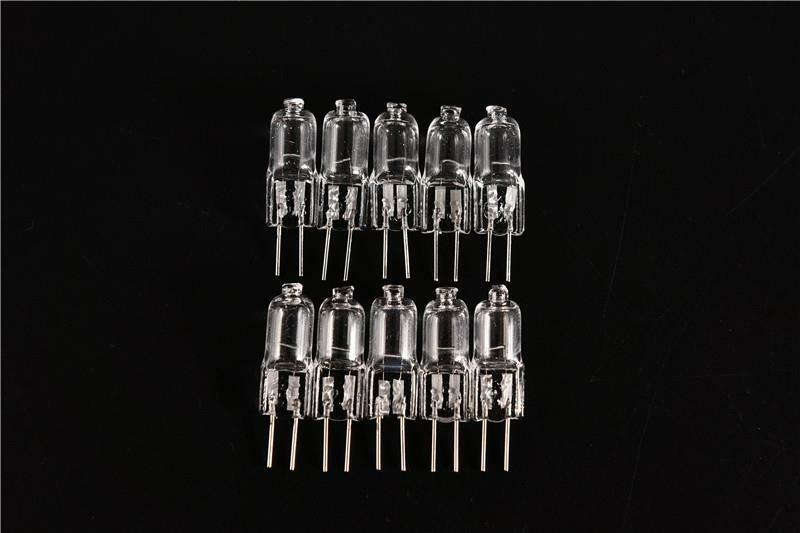 10Pcs New Super Bright G4 12V 10w Tungsten Halogen Base Bulb Lamp Ligh.l8