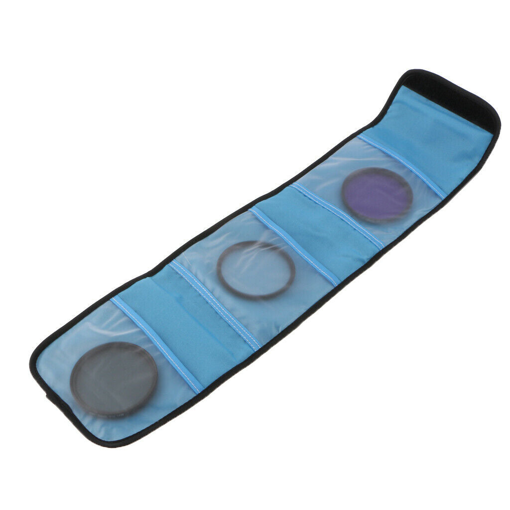 Lens Filter Kit UV CPL Polarizer FLD + Storage Bag for Nikon Canon 58mm