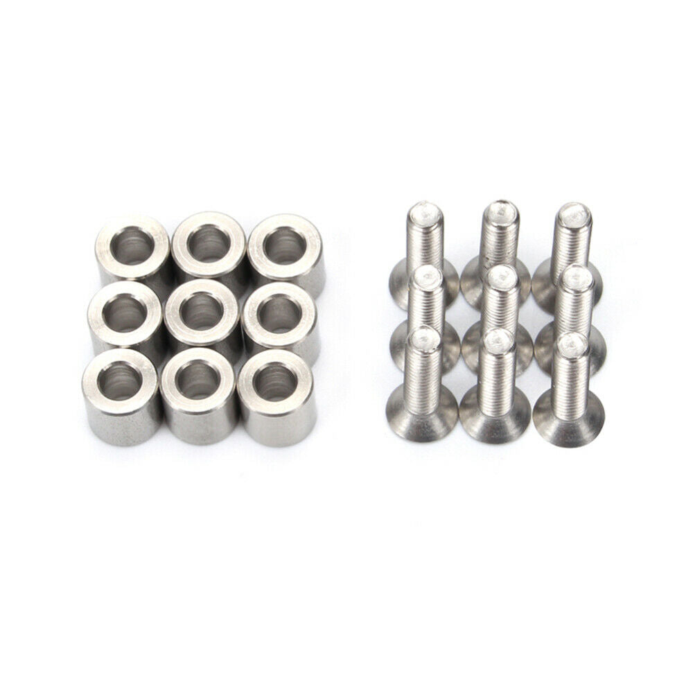 9pcs Aluminum Spacer with M3 Screws and Wrench For Prusa MK3 Heated Bed Spacer