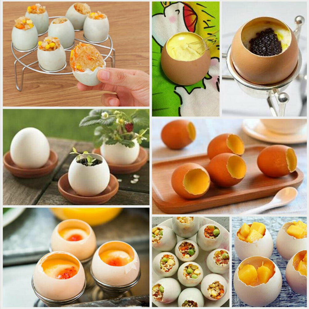 New Practical Metal Egg Scissors Egg Topper Cutter Shell Opener Stainless.l8