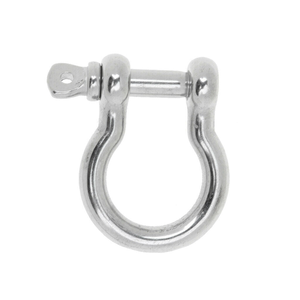 4pcs Boat Hardware Bow Shackle Clevis Screw Pins Anchor 304 Stainless Steel