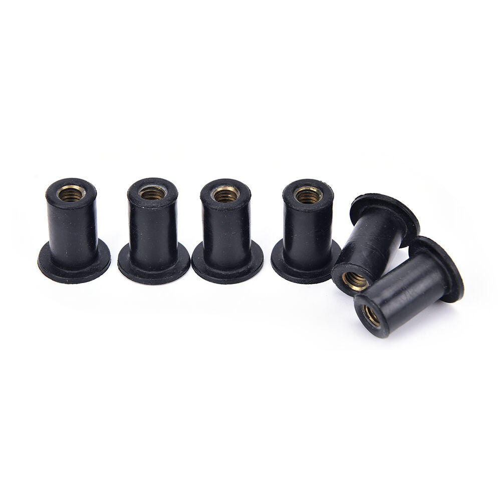 6pcs M5 rubber grommet well nuts blind fastener windscreen kayak accessori.l8