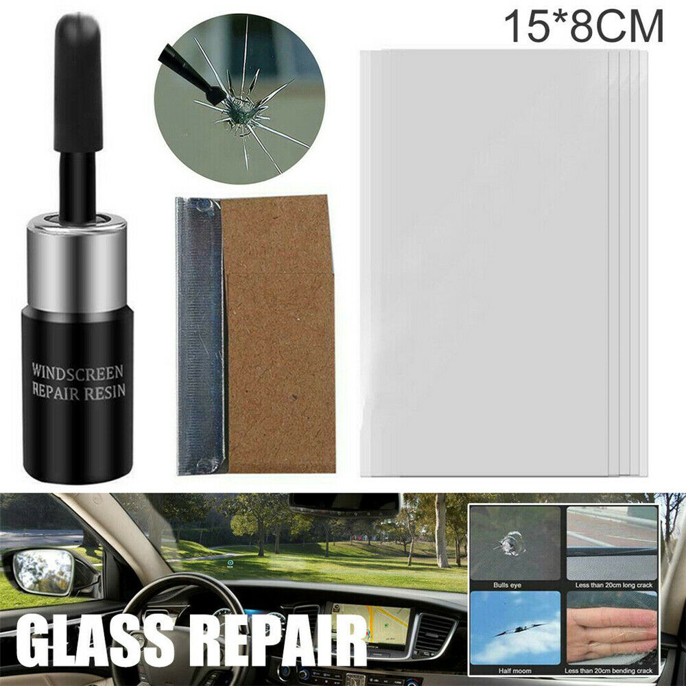 Cracked Glass Repair Kit Windshield Kits DIY Car Window Tools Glass Scratch Hot
