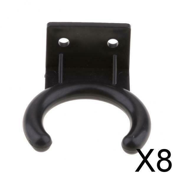 8X Universal Wired Microphone Hook Wall Stands Rack Hanger Phone Accessory