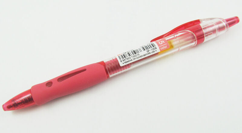1pc M&G 0.5mm Retractable pipe Gel Ink Pens Red Color New