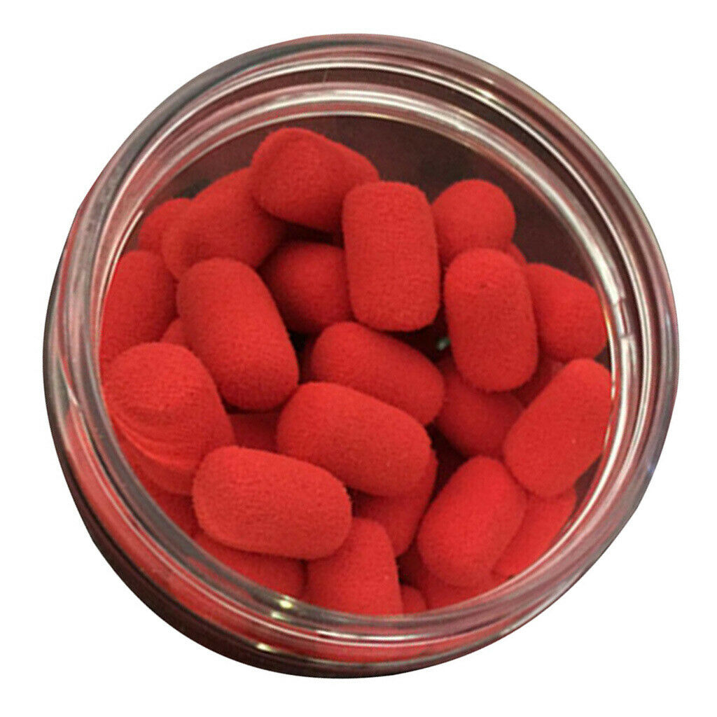 8x12mm Floating Balls Beads Feeder Smell Carp Fishing Bait Strawberry Flavor