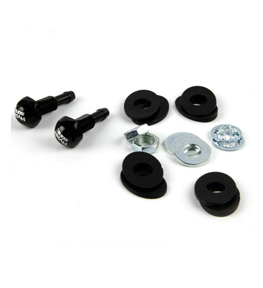 2pcs CNC Car Windshield Wiper Water Nozzles Hood Spray Jet Window Washer Nozzle